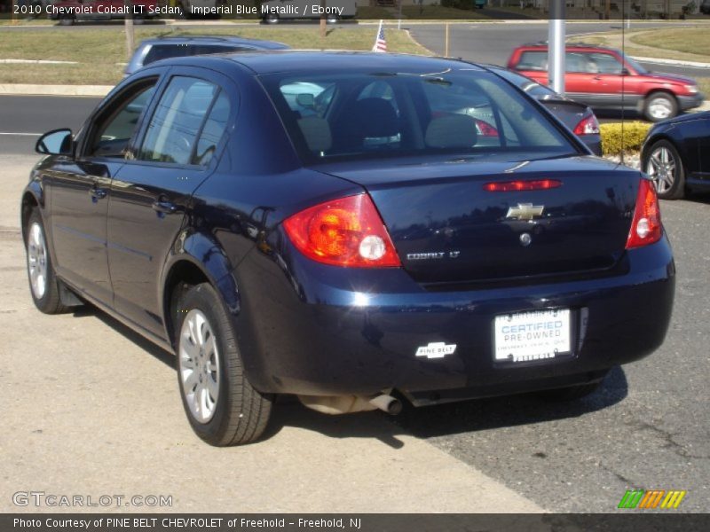 Imperial Blue Metallic / Ebony 2010 Chevrolet Cobalt LT Sedan