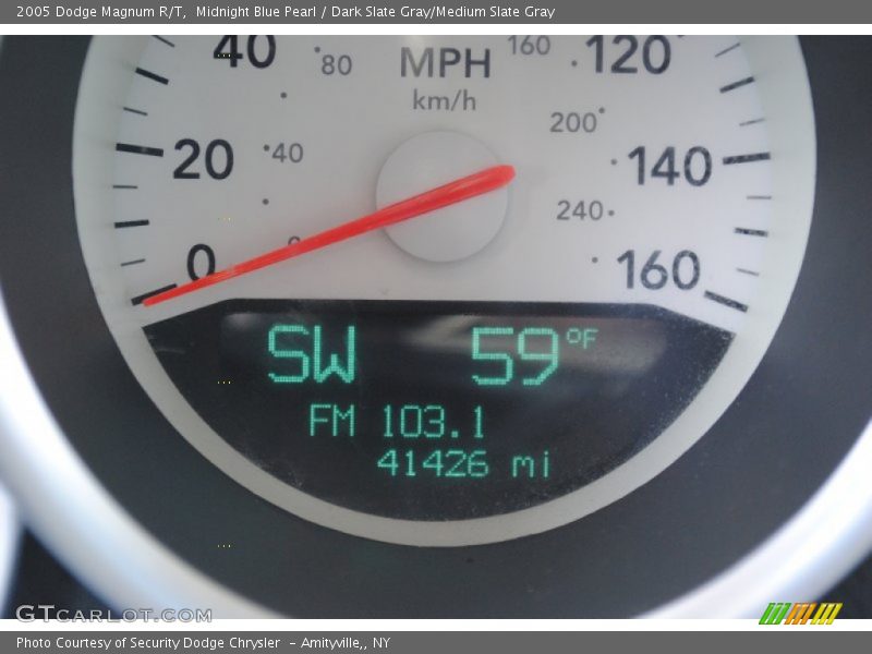 Midnight Blue Pearl / Dark Slate Gray/Medium Slate Gray 2005 Dodge Magnum R/T