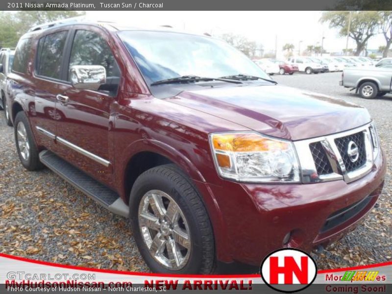 Tuscan Sun / Charcoal 2011 Nissan Armada Platinum