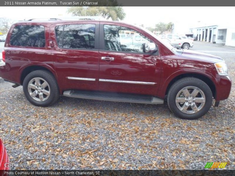 Tuscan Sun / Charcoal 2011 Nissan Armada Platinum