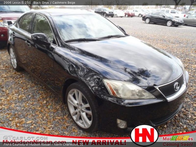 Black Onyx / Cashmere Beige 2006 Lexus IS 250