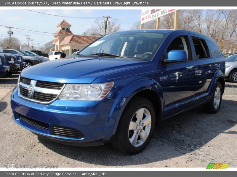 Deep Water Blue Pearl / Dark Slate Gray/Light Graystone 2009 Dodge Journey SXT