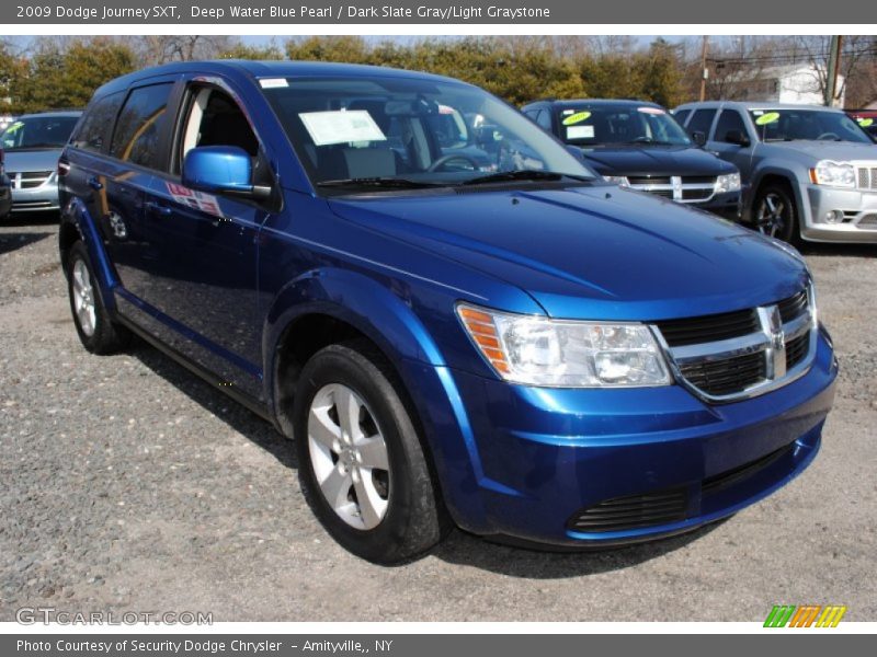Deep Water Blue Pearl / Dark Slate Gray/Light Graystone 2009 Dodge Journey SXT