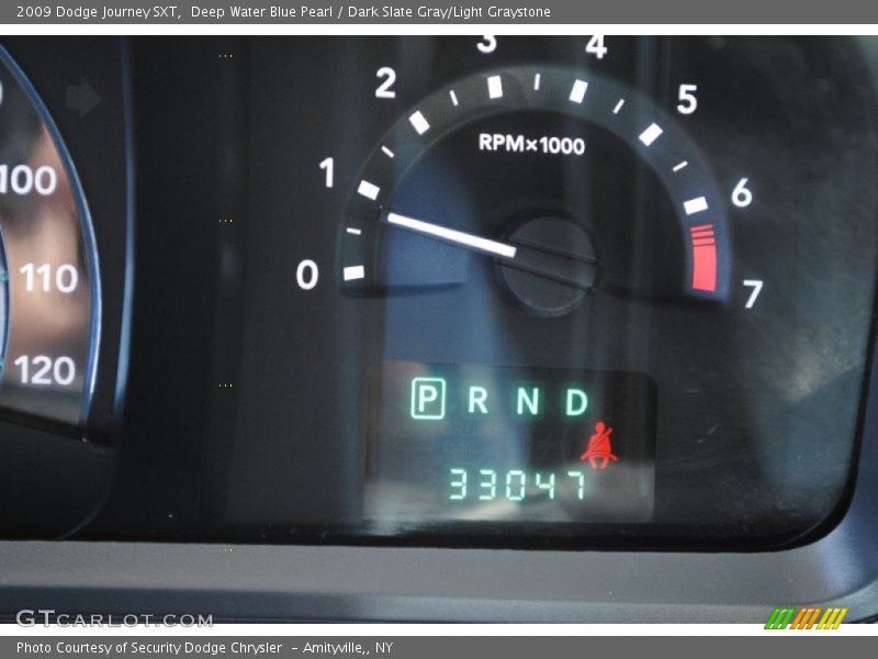 Deep Water Blue Pearl / Dark Slate Gray/Light Graystone 2009 Dodge Journey SXT