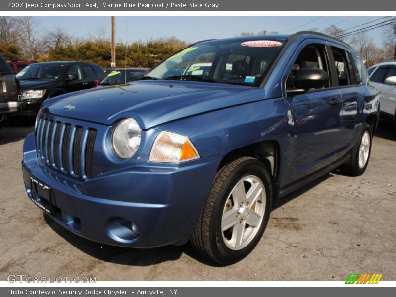 Marine Blue Pearlcoat / Pastel Slate Gray 2007 Jeep Compass Sport 4x4