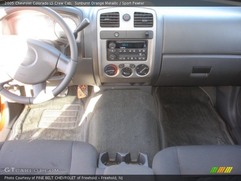 Sunburst Orange Metallic / Sport Pewter 2005 Chevrolet Colorado LS Crew Cab