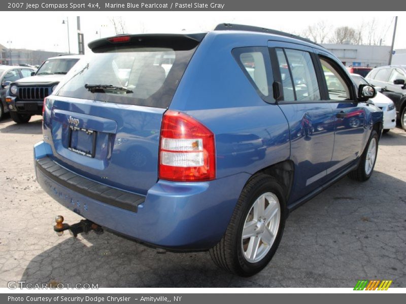Marine Blue Pearlcoat / Pastel Slate Gray 2007 Jeep Compass Sport 4x4