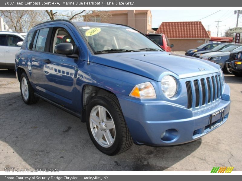 Marine Blue Pearlcoat / Pastel Slate Gray 2007 Jeep Compass Sport 4x4