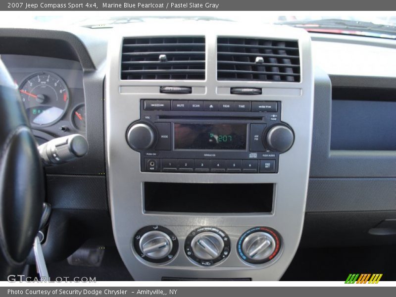 Marine Blue Pearlcoat / Pastel Slate Gray 2007 Jeep Compass Sport 4x4