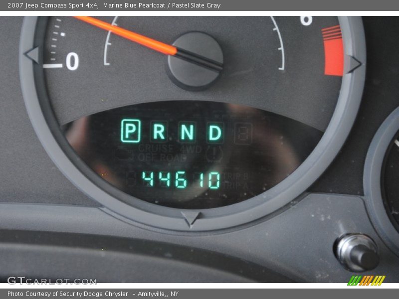 Marine Blue Pearlcoat / Pastel Slate Gray 2007 Jeep Compass Sport 4x4