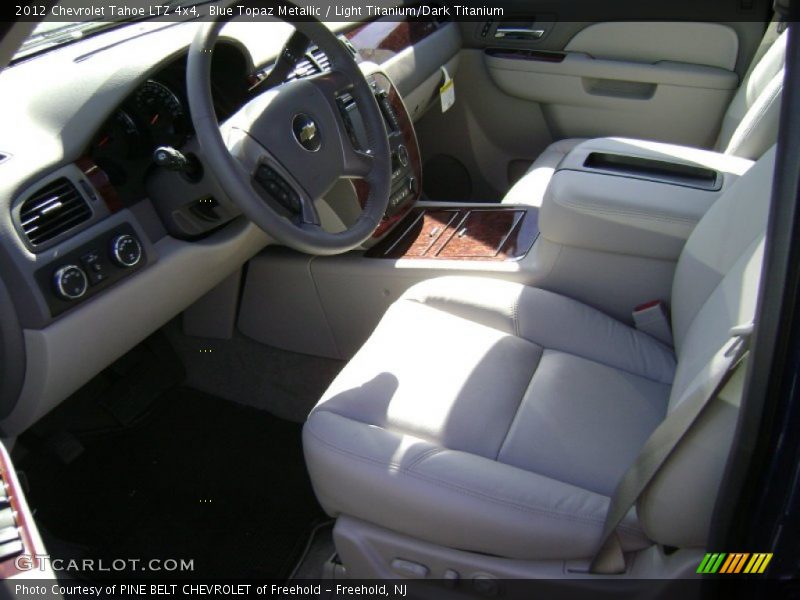 Blue Topaz Metallic / Light Titanium/Dark Titanium 2012 Chevrolet Tahoe LTZ 4x4