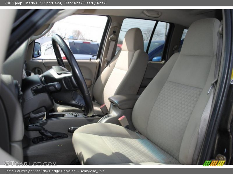 Dark Khaki Pearl / Khaki 2006 Jeep Liberty CRD Sport 4x4