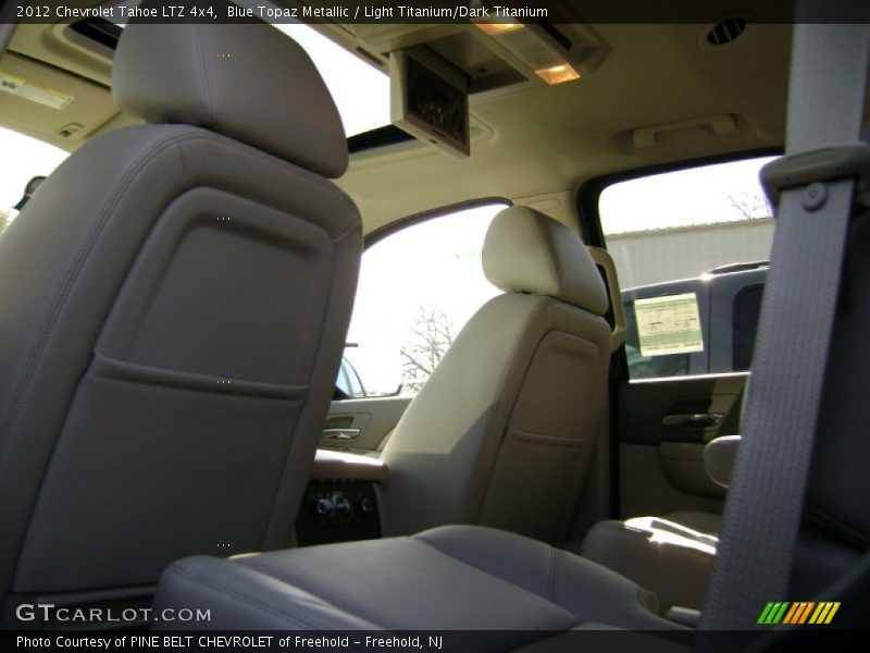 Blue Topaz Metallic / Light Titanium/Dark Titanium 2012 Chevrolet Tahoe LTZ 4x4