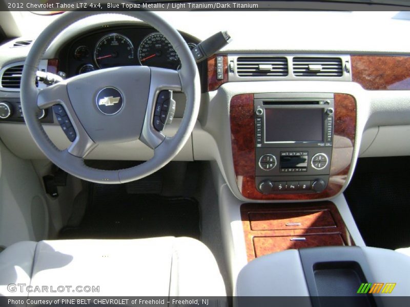 Blue Topaz Metallic / Light Titanium/Dark Titanium 2012 Chevrolet Tahoe LTZ 4x4