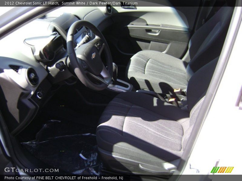 Summit White / Dark Pewter/Dark Titanium 2012 Chevrolet Sonic LT Hatch