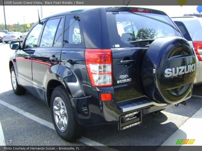 Black Pearl Metallic / Black 2008 Suzuki Grand Vitara