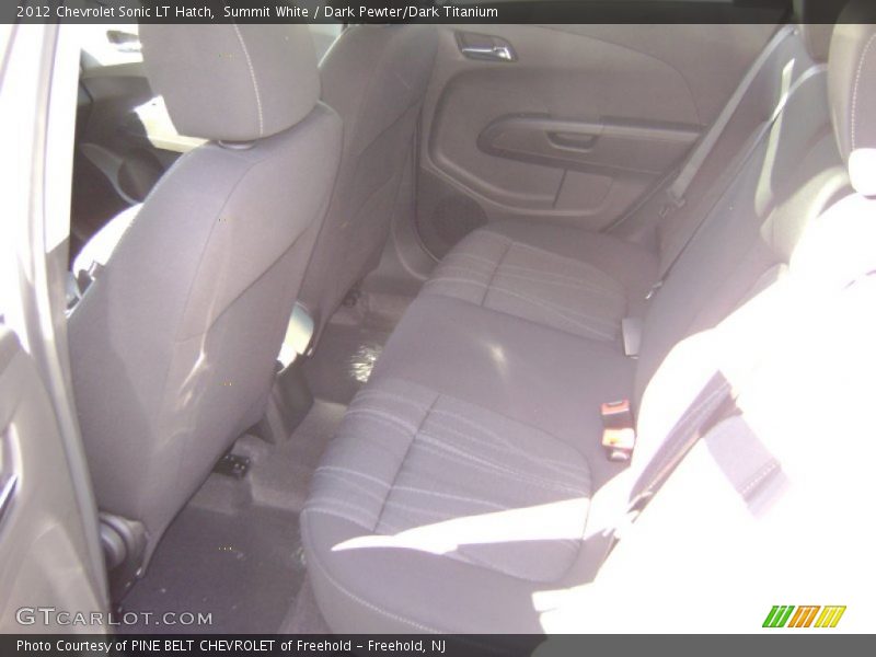 Summit White / Dark Pewter/Dark Titanium 2012 Chevrolet Sonic LT Hatch