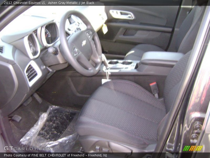 Ashen Gray Metallic / Jet Black 2012 Chevrolet Equinox LS