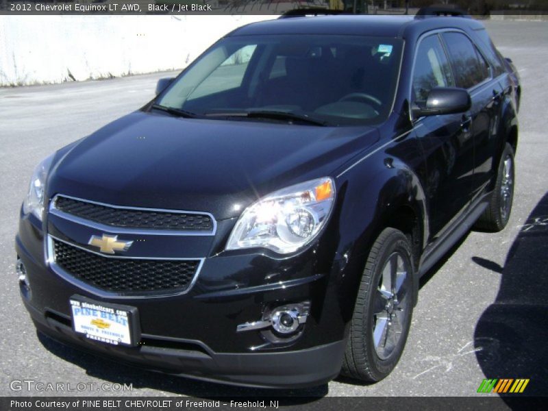 Black / Jet Black 2012 Chevrolet Equinox LT AWD
