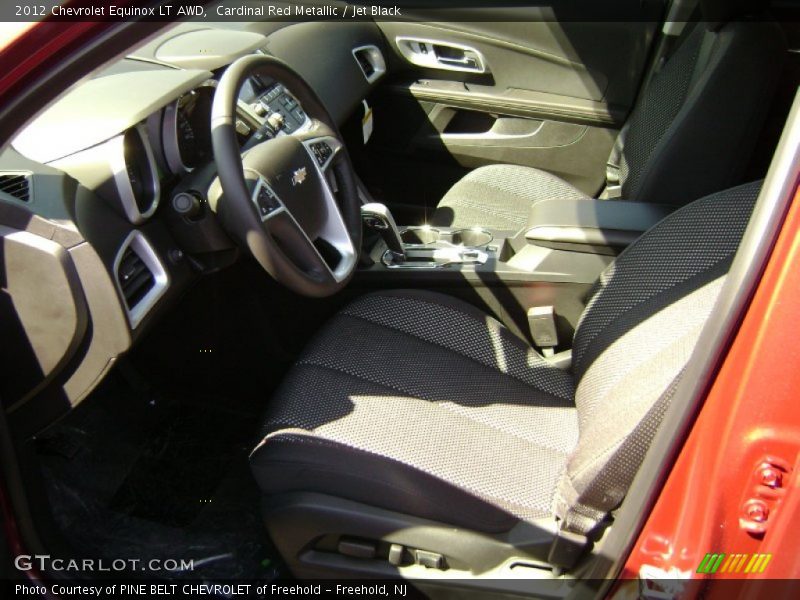 Cardinal Red Metallic / Jet Black 2012 Chevrolet Equinox LT AWD