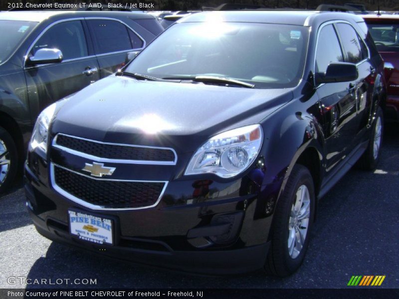 Black / Jet Black 2012 Chevrolet Equinox LT AWD
