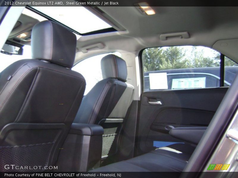 Steel Green Metallic / Jet Black 2012 Chevrolet Equinox LTZ AWD