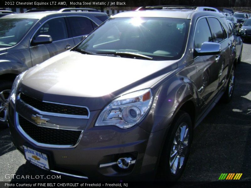 Mocha Steel Metallic / Jet Black 2012 Chevrolet Equinox LTZ AWD