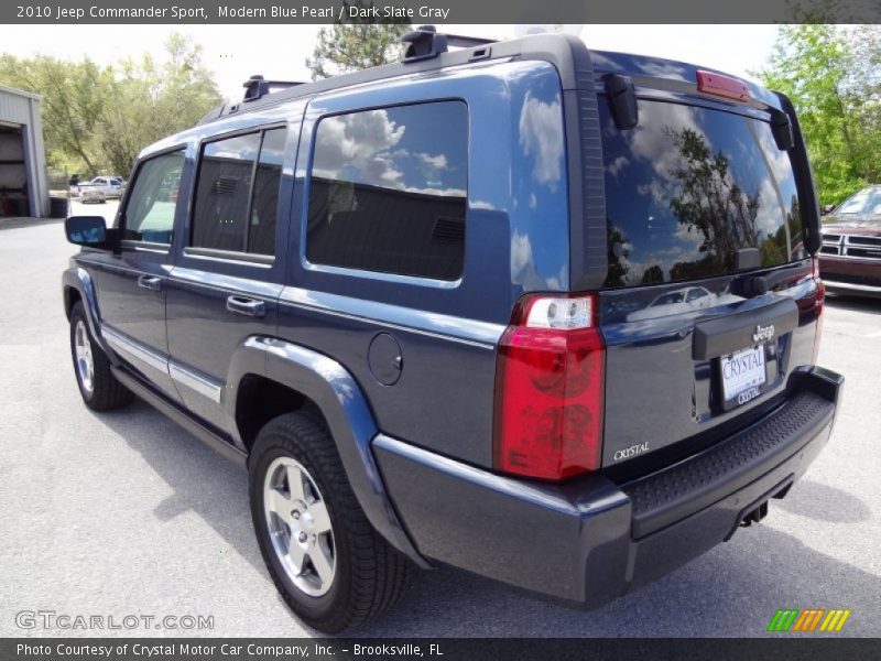 Modern Blue Pearl / Dark Slate Gray 2010 Jeep Commander Sport