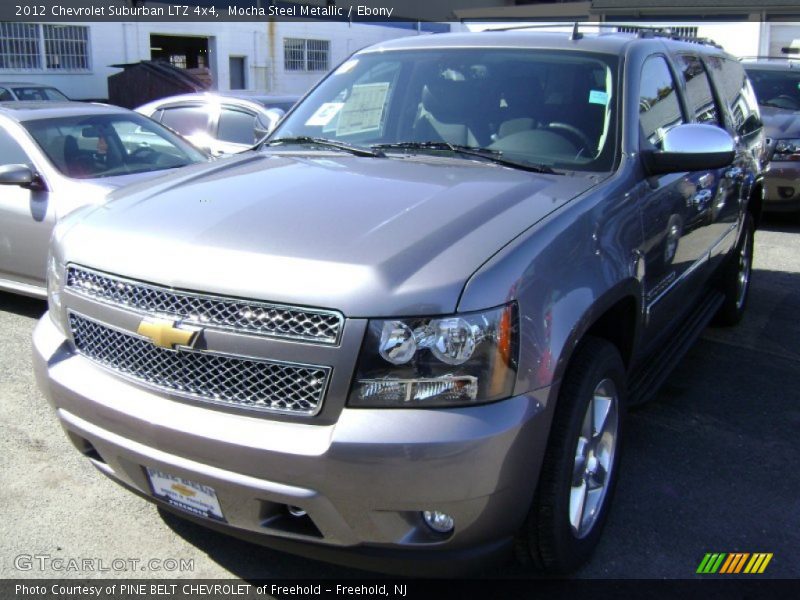 Mocha Steel Metallic / Ebony 2012 Chevrolet Suburban LTZ 4x4