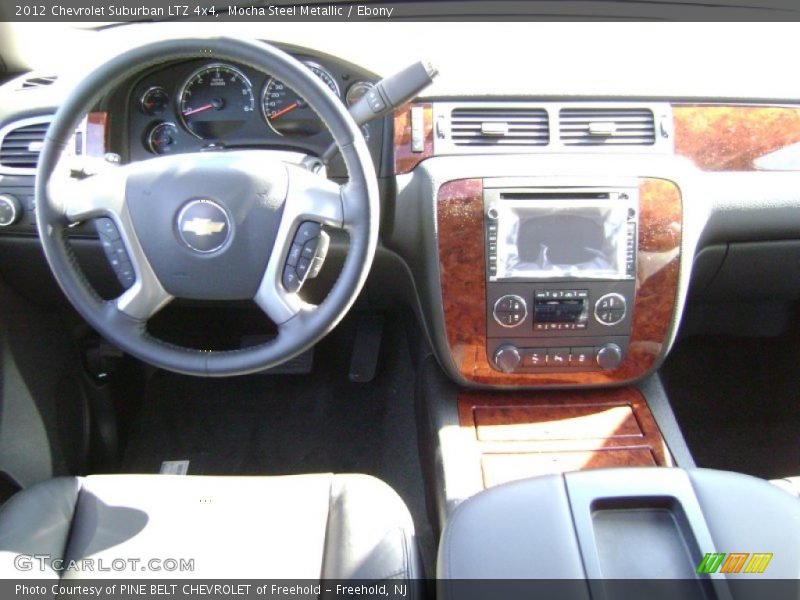 Mocha Steel Metallic / Ebony 2012 Chevrolet Suburban LTZ 4x4