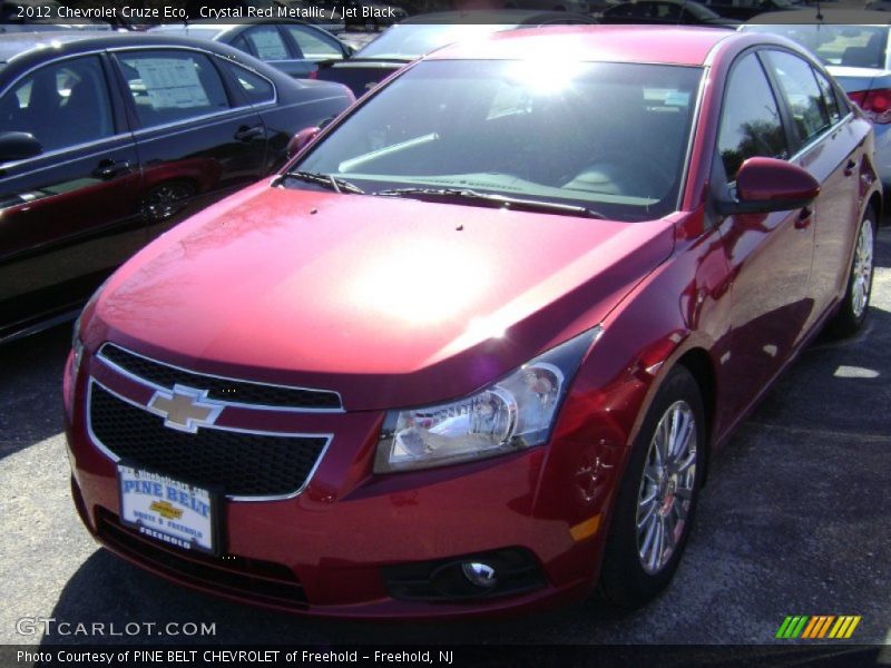 Crystal Red Metallic / Jet Black 2012 Chevrolet Cruze Eco