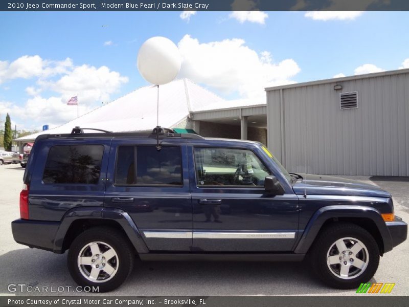 Modern Blue Pearl / Dark Slate Gray 2010 Jeep Commander Sport