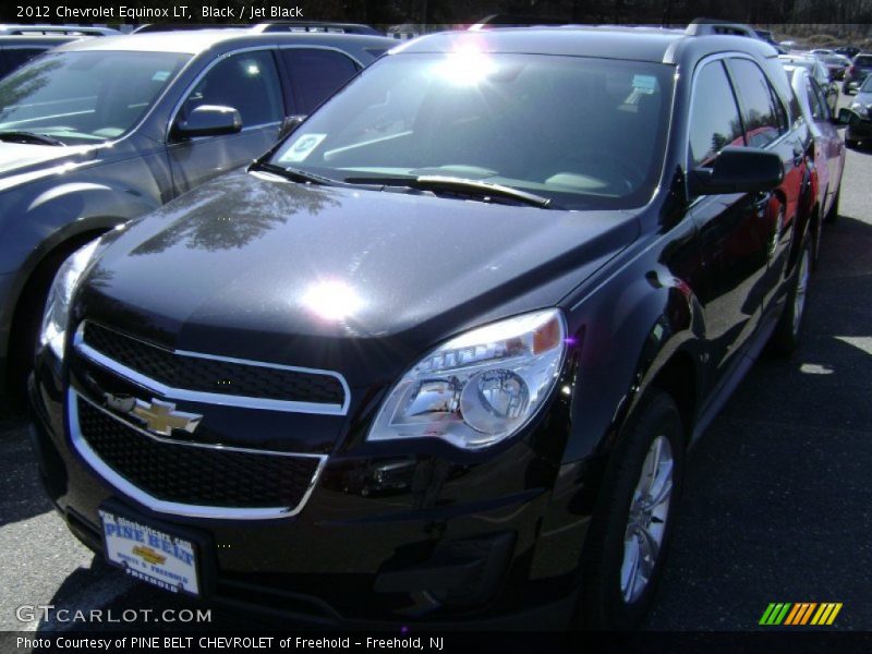 Black / Jet Black 2012 Chevrolet Equinox LT