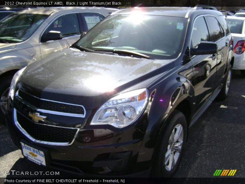 Black / Light Titanium/Jet Black 2012 Chevrolet Equinox LT AWD