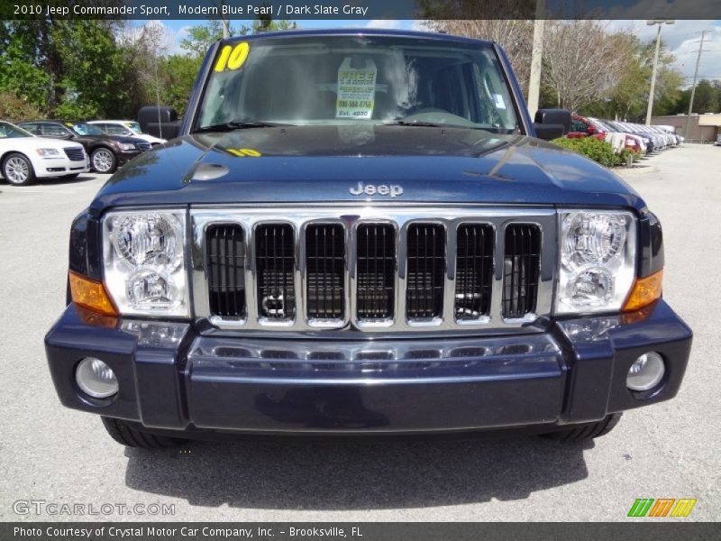 Modern Blue Pearl / Dark Slate Gray 2010 Jeep Commander Sport