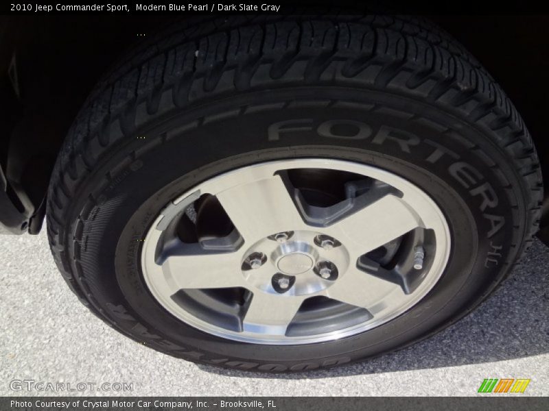 Modern Blue Pearl / Dark Slate Gray 2010 Jeep Commander Sport