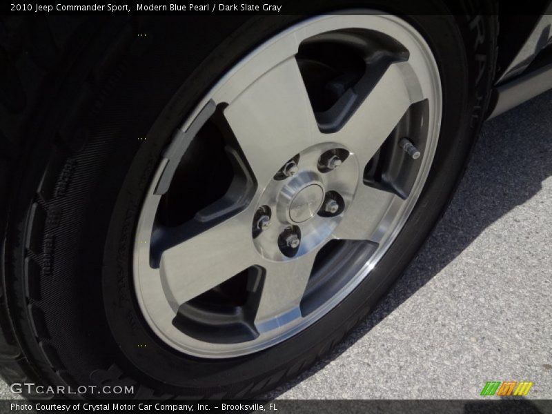 Modern Blue Pearl / Dark Slate Gray 2010 Jeep Commander Sport