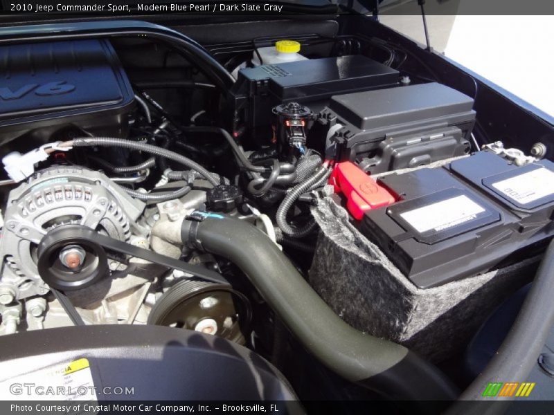 Modern Blue Pearl / Dark Slate Gray 2010 Jeep Commander Sport