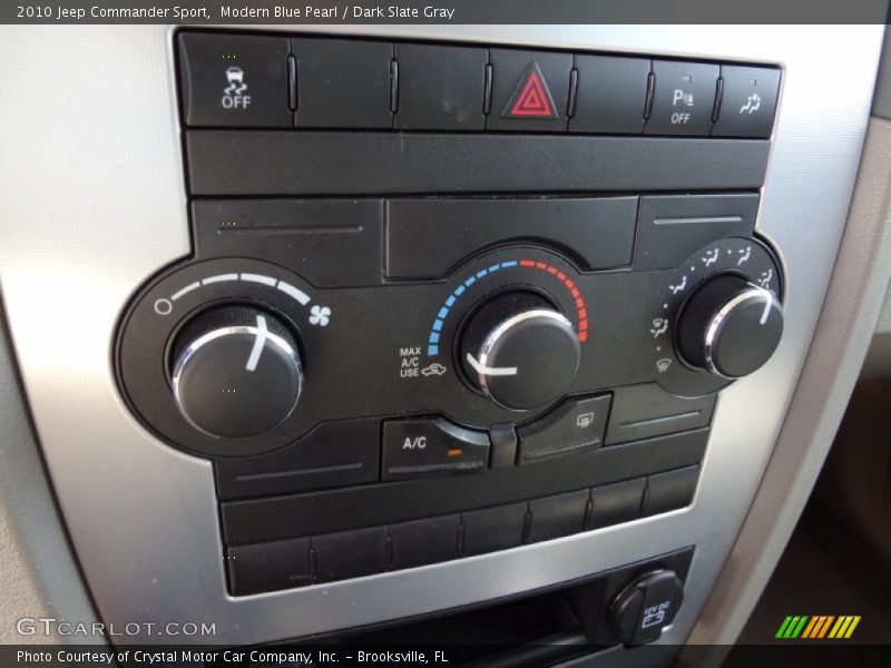 Modern Blue Pearl / Dark Slate Gray 2010 Jeep Commander Sport