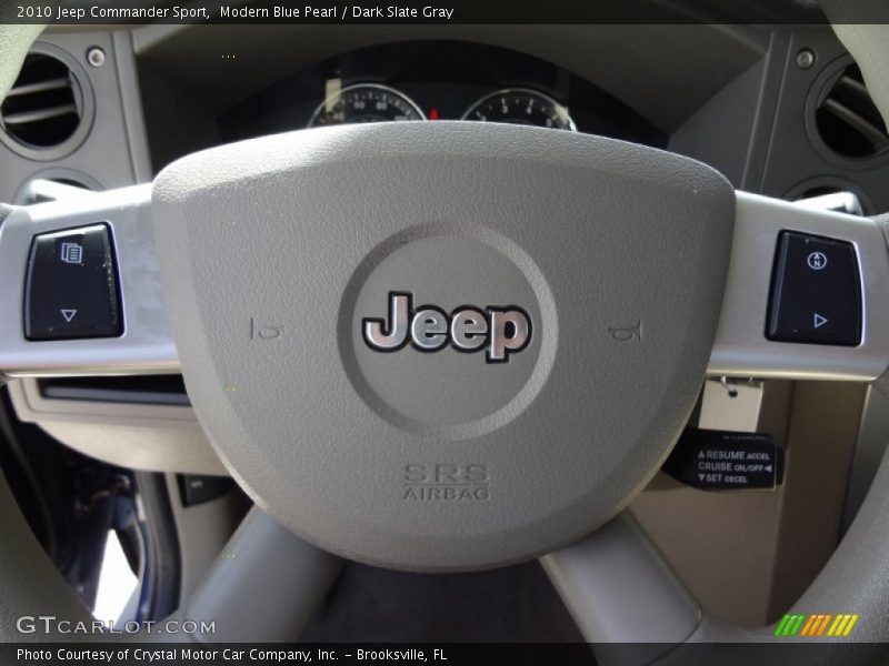 Modern Blue Pearl / Dark Slate Gray 2010 Jeep Commander Sport