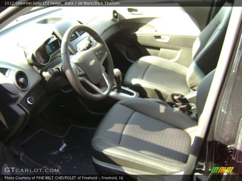Black / Jet Black/Dark Titanium 2012 Chevrolet Sonic LTZ Sedan