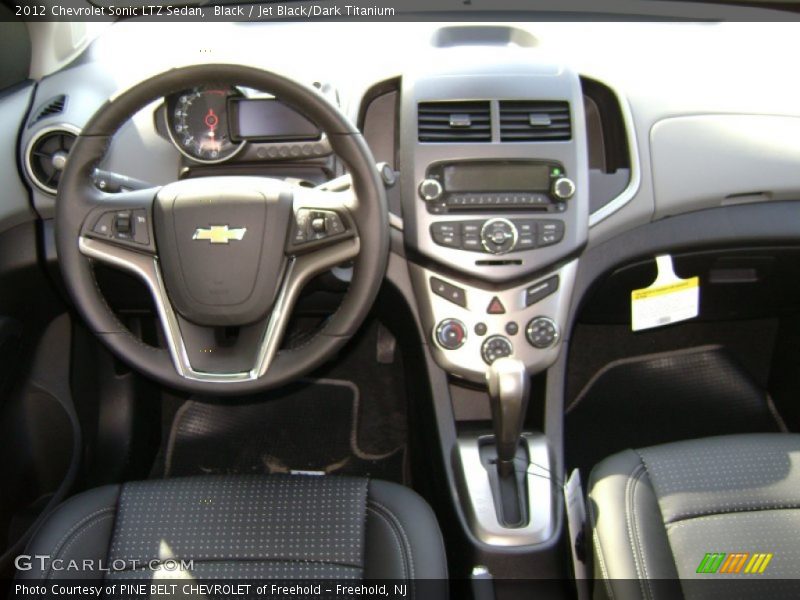 Black / Jet Black/Dark Titanium 2012 Chevrolet Sonic LTZ Sedan