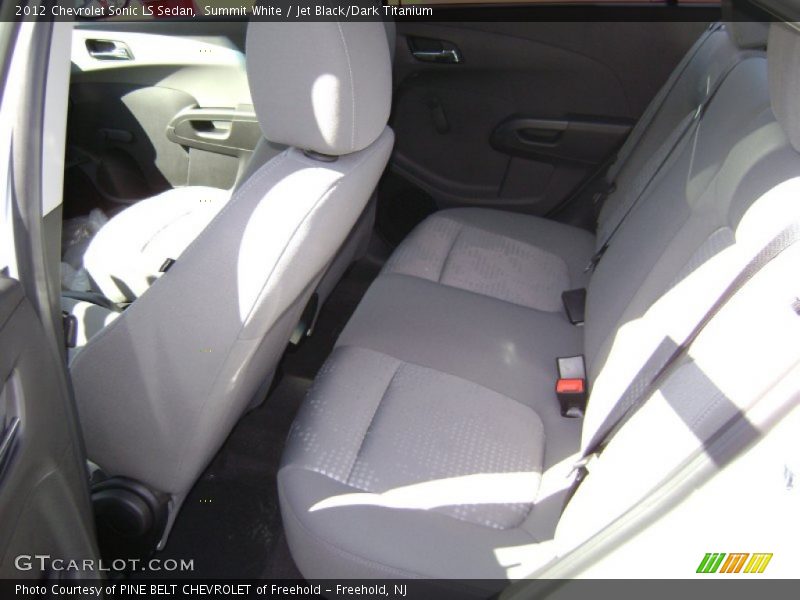Summit White / Jet Black/Dark Titanium 2012 Chevrolet Sonic LS Sedan