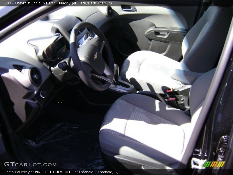 Black / Jet Black/Dark Titanium 2012 Chevrolet Sonic LS Hatch