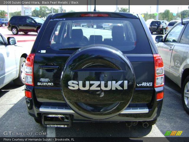 Black Pearl Metallic / Black 2008 Suzuki Grand Vitara