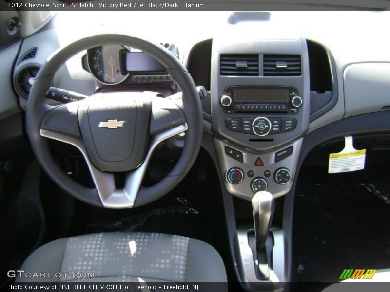 Victory Red / Jet Black/Dark Titanium 2012 Chevrolet Sonic LS Hatch
