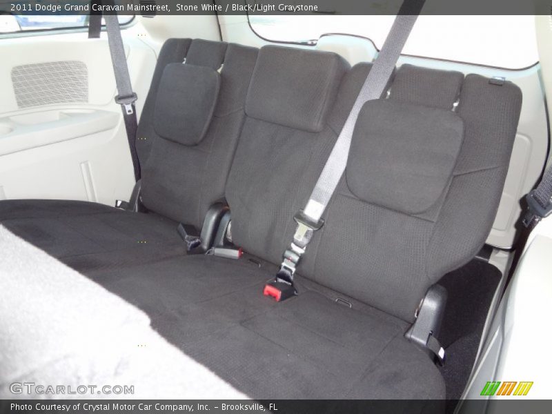 Stone White / Black/Light Graystone 2011 Dodge Grand Caravan Mainstreet
