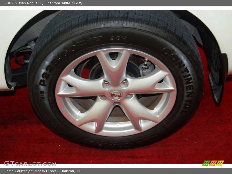 Phantom White / Gray 2009 Nissan Rogue SL