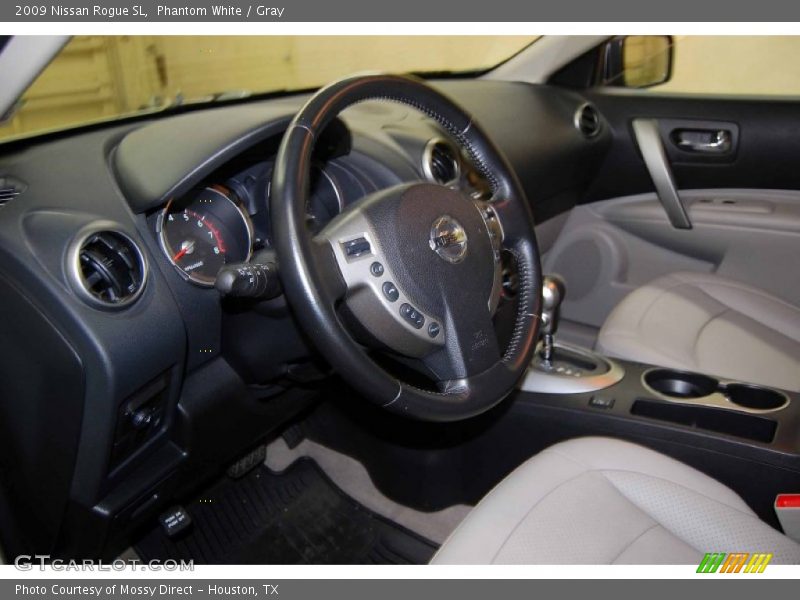 Phantom White / Gray 2009 Nissan Rogue SL