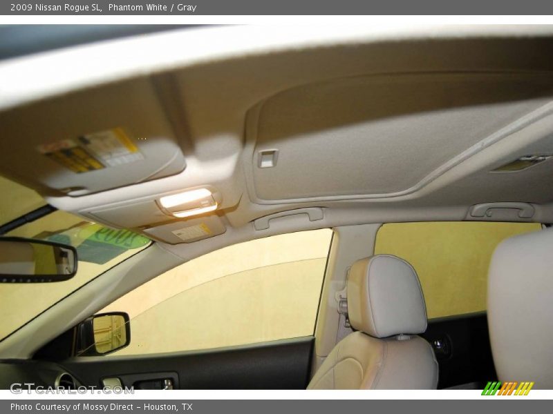 Phantom White / Gray 2009 Nissan Rogue SL